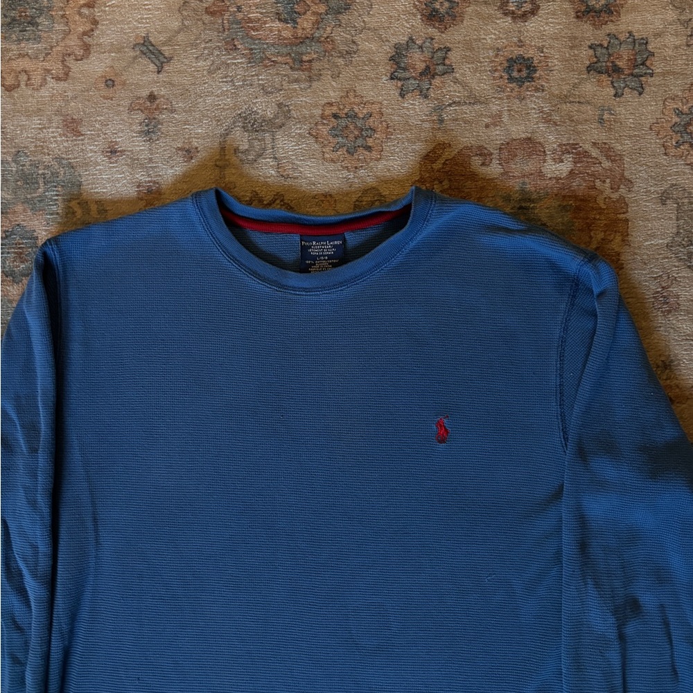 Polo by Ralph Lauren Men's Blue Shirt